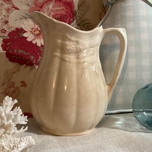 Cottage Chic Ironstone Pitcher